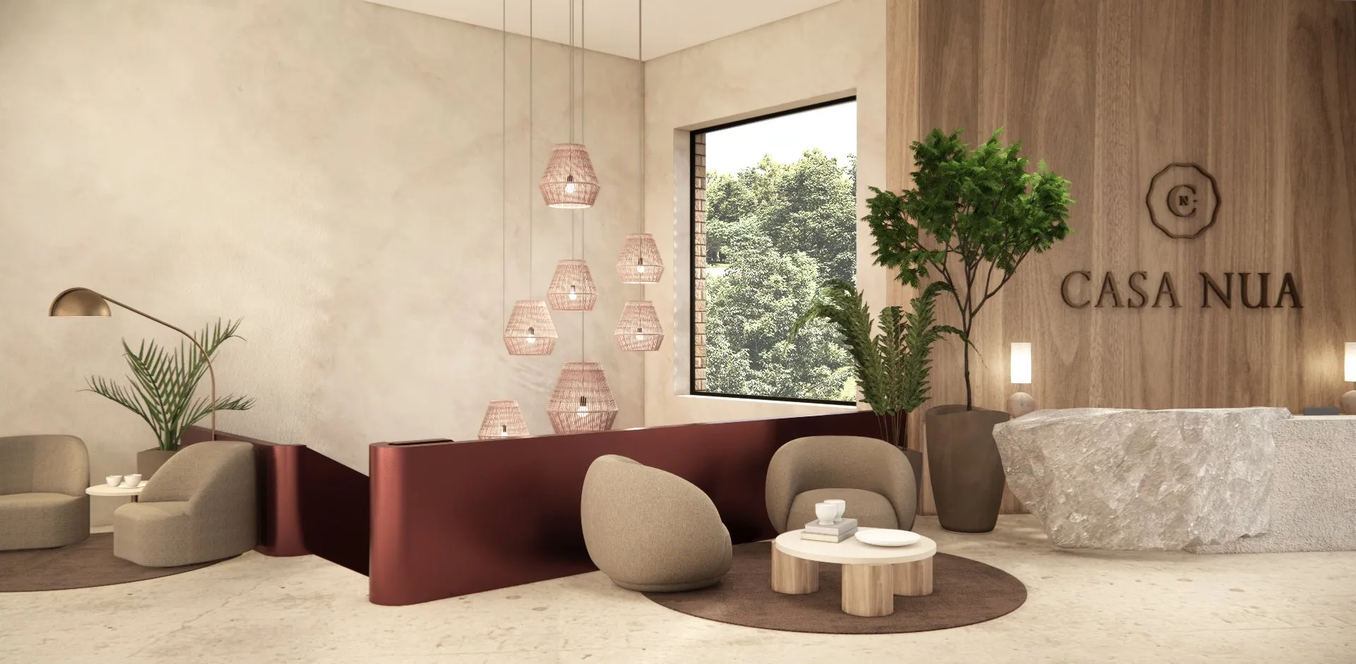 Lobby de Casa Nua Country