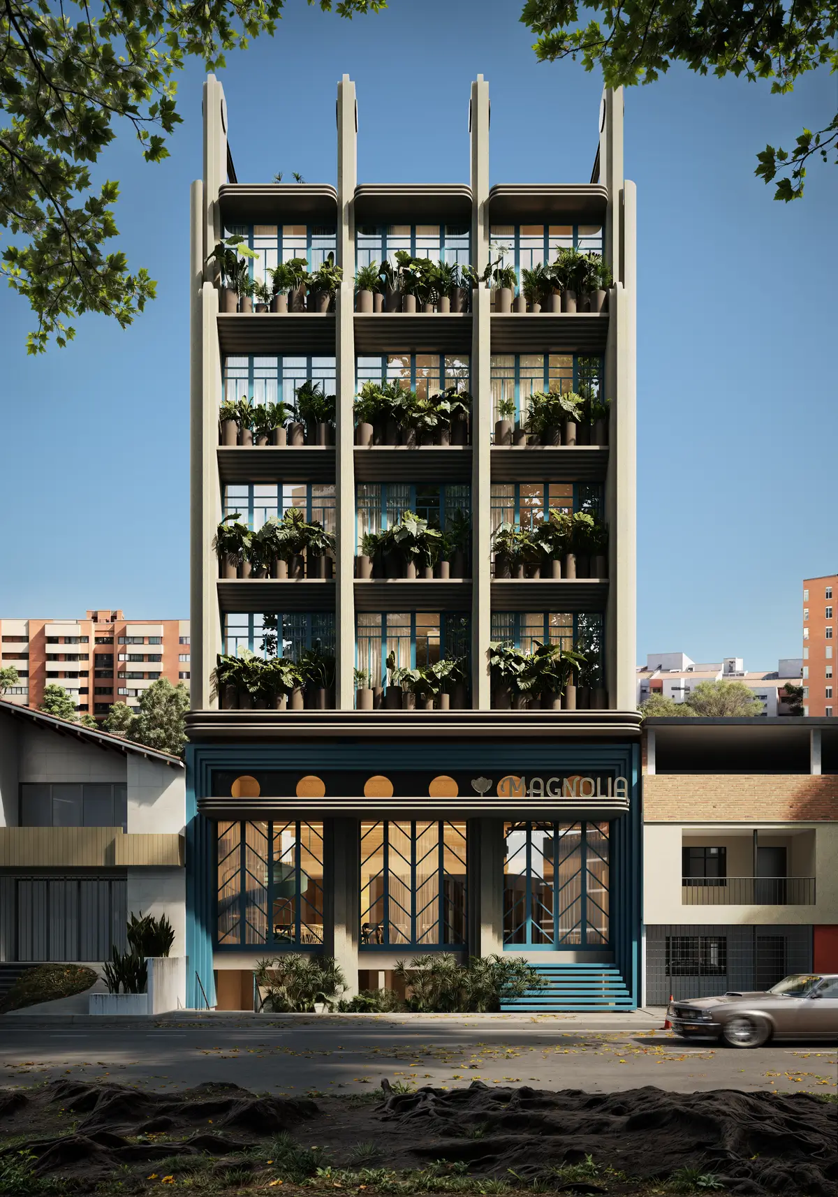 Fachada de Magnolia, Medellín